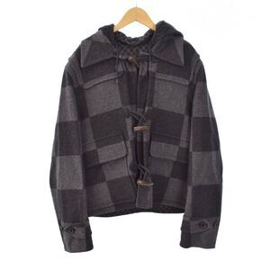 Louis Vuitton NIGO Giant Damier Duffel Coat 48 Gray Rm202m XEP Hjc03w